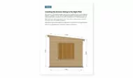 10x10 office shed wall siding