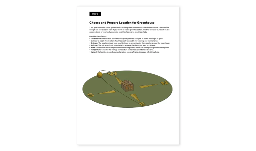 10x12_Simple Greenhouse_Choose and Prepare Greenhouse