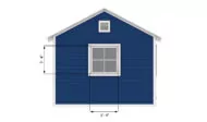 12x20 garage shed window measures