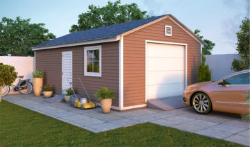 16x24 garage shed