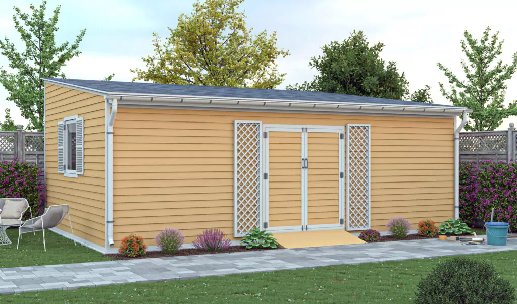 16x24 diy lean to garden shed