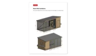 20x9 chicken coop mesh wall installation