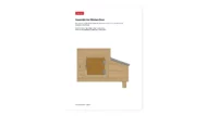 2x4 Gable Chicken Coop door assembly