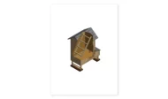 2x4 chicken coop interior view