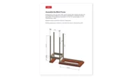 2x6 chicken coop assemble the main frame