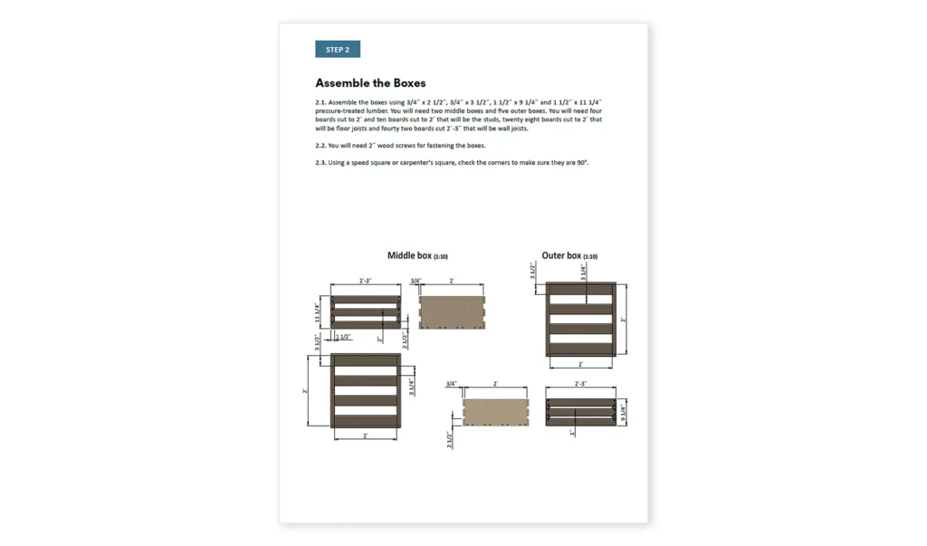 2x6 raised garden bed boxes assembly
