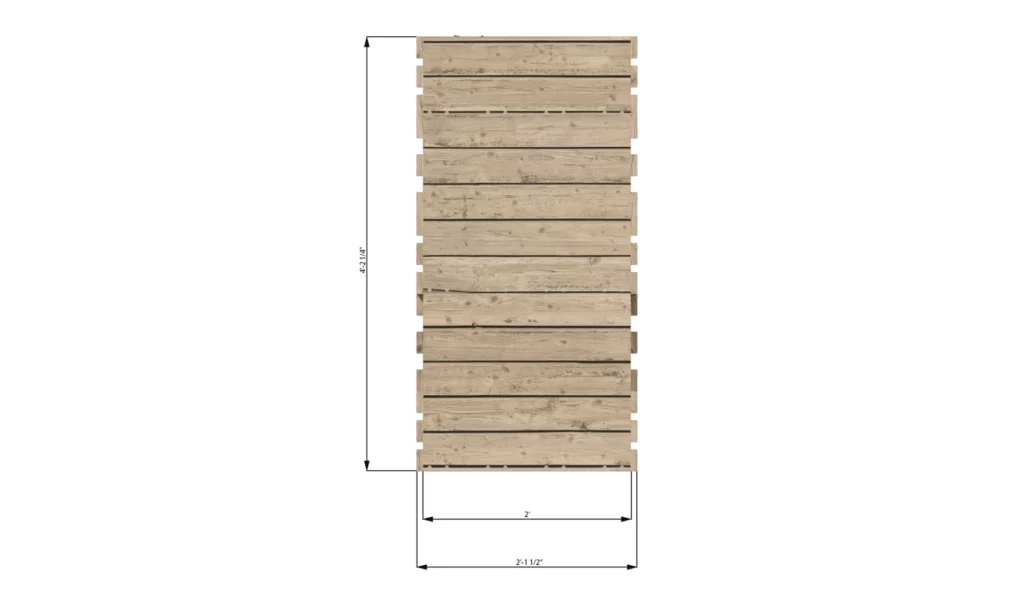 2x6 raised garden bed side dimensions