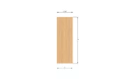 2x8 garage shelve install side
