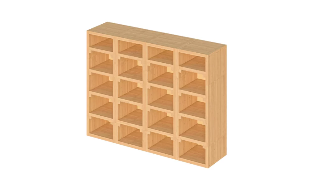 2x8 garage shelve install white