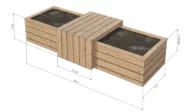 3x10 raised garden bed dimensions