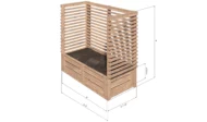 3x6 raised garden bed dimensions 3