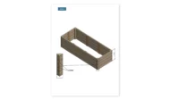 3x8 raised garden bed framing