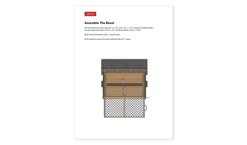 4x4 chicken coop assemble the roost