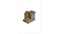 4x8 chicken run interior