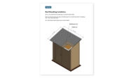 4x8 storage shed roof sheathing installation
