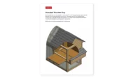 5x13 chicken tractor litter tray assembly