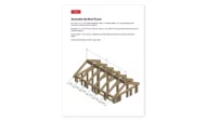 6x10 chicken coop assemble the roof frame