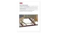 6x10 chicken coop aviarys stairs assembly