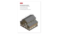 6x10 chicken coop roof sheathing installation