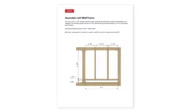 6x12 chicken coop assemble left wall frame