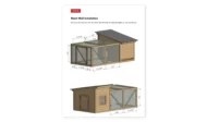 6x12 chicken coop mesh wall installation