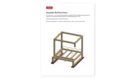 6x6 chicken coop assemble the floor frame