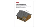 6x6 chicken coop coops roof sheathing installation
