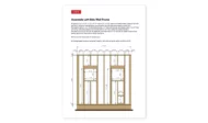 6x8 chicken coop assemble left side wall frame