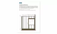 8x10 office shed left wall framing