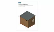 8x10 office shed ventilation assembly