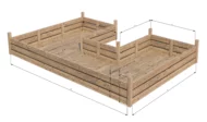 8x12 raised garden bed dimensions