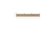 8x12 raised garden bed front side dimensions