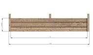 8x12 raised garden bed side dimensions