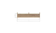 8x12 raised garden bed side dimensions