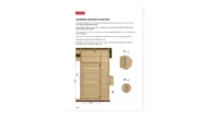 9x42 chicken coop door assembly