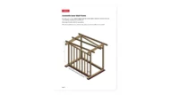 9x42 chicken coop inner wall framing