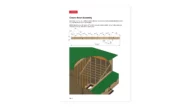 9x42 chicken coop roost assembly