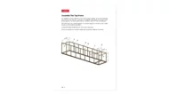 9x42 chicken coop top frame assembly