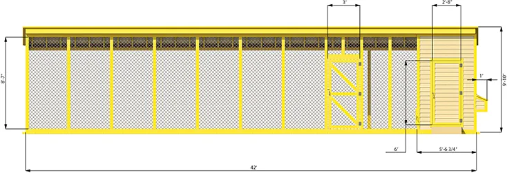 Chicken coop_03 (42x9)_specification