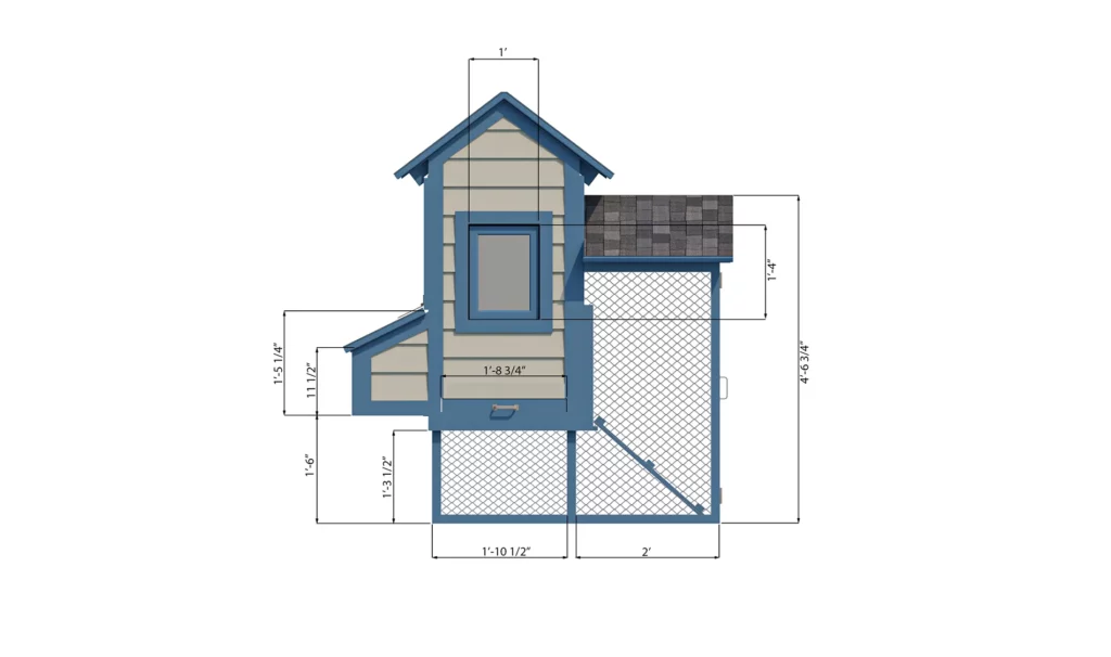 Chicken coop_33 (2x4)_Back