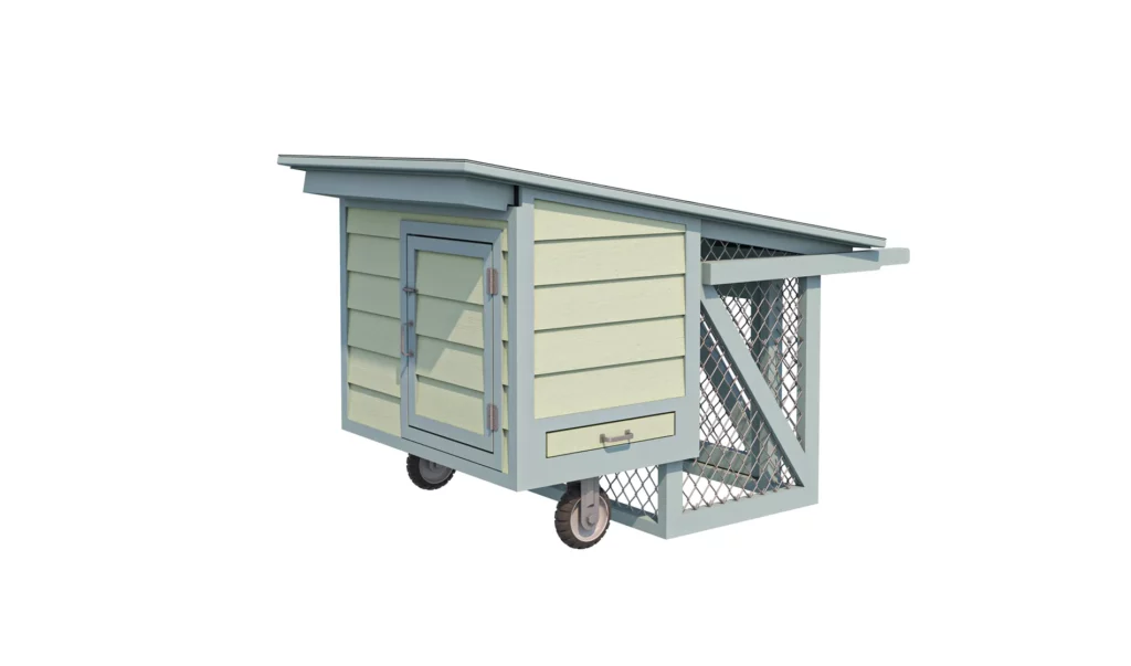 Chicken coop_38 (3x4) Tractor_view