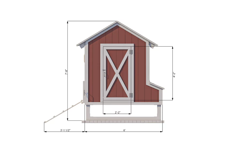 Chicken coop_40 (6x6)_Front