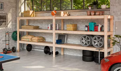 Two-bay Garage Storing Unit Design