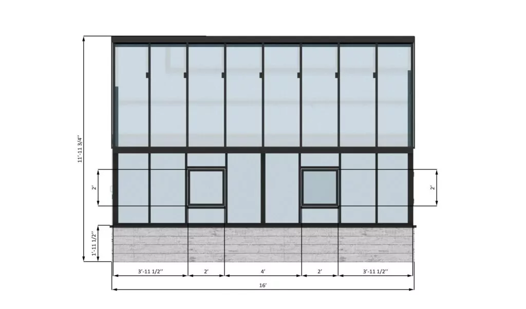 Large Greenhouse Plans 10x16 With Polycarbonate Cover & Raised Beds