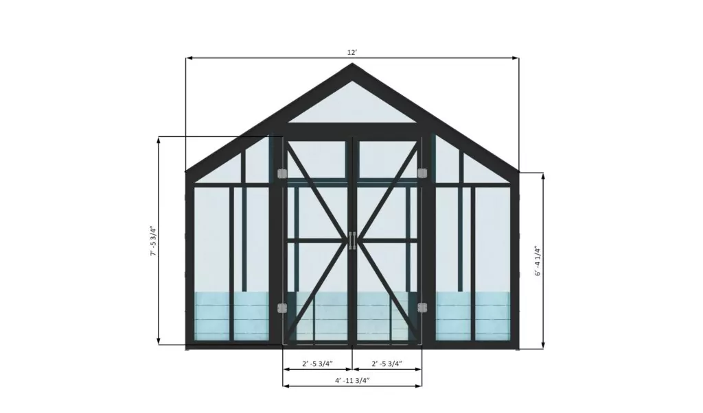 Large Greenhouse Plans 12x16 DIY Greenhouse With Garden Beds