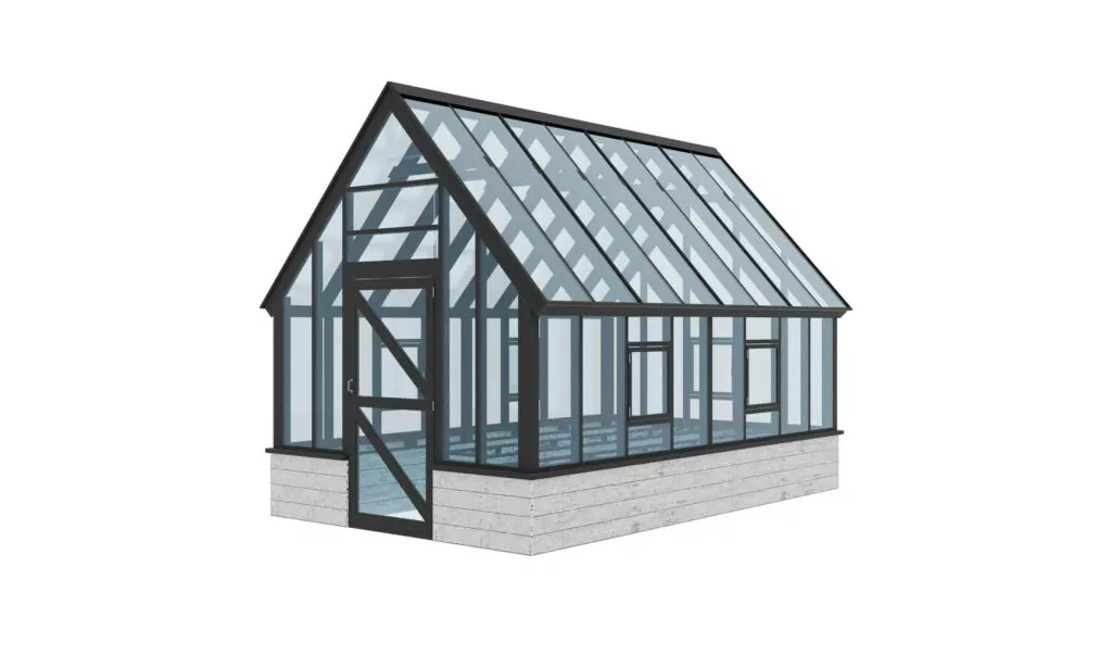 Large Greenhouse Plans 10x16 With Polycarbonate Cover & Raised Beds