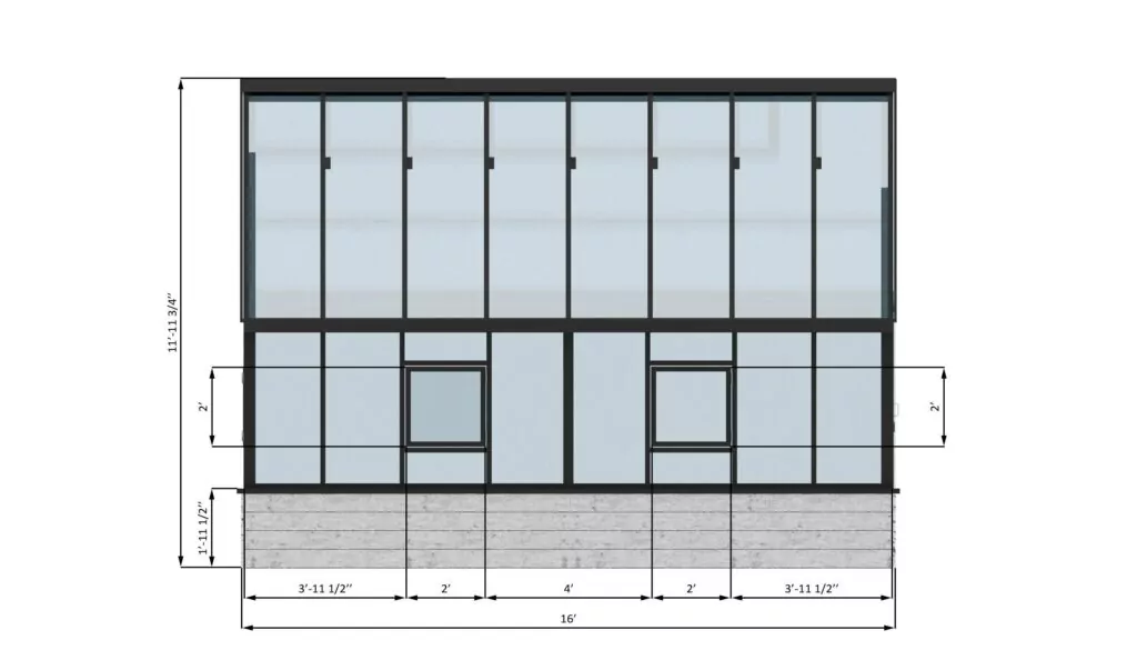 Large Greenhouse Plans 10x16 With Polycarbonate Cover & Raised Beds