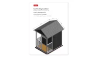 6x8 chicken coop roof sheathing installation