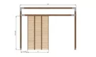 16x16-garden-pergola-side- dimensions