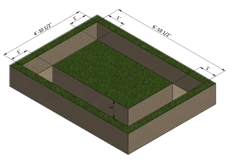 Preparing the ground for chicken coop installation